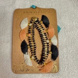 Shiraleah Anthropologie Felicity FringeBracelet Neutral Color Boho